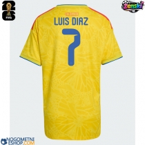 Ženski Nogometni dresi Kolumbija Luis Diaz #7 Domači SP 2026 Kratek Rokav